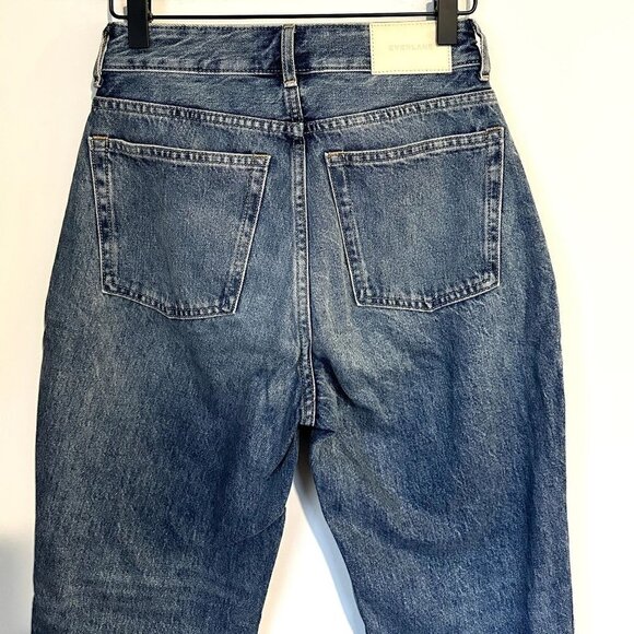 NWOT Everlane The Curvy 90's Cheeky Straight Jean in Vintage Mid Blue  - Size 25 - Picture 7 of 9